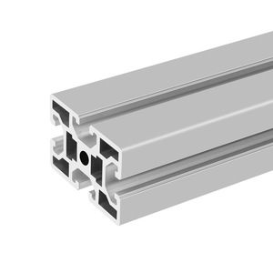 European Standard 4060 Aluminum Profile 6063 Alloy Anodized Industrial Frame 1 Meter Silver White - Product Image 1
