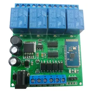 CE041 DC 5V 9V 12V 24V 4Ch Módulo de relé Android App Control remoto inalámbrico