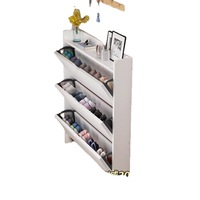 Armoire de vidage Ultra-mince modèle de ménage nouveau Hit placard d'entrée Simple porte moderne derrière armoire de rangement étagère à chaussures
