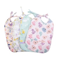 Bavoir pour enfants réutilisable et résistant Kefei, sans manches, imperméable, 100% polyester doux, durable, pour le nettoyage des bébés