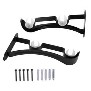 Support de <span class=keywords><strong>rideau</strong></span> de style moderne, adapté aux chambres et aux salons, 28 mm, support de <span class=keywords><strong>fixation</strong></span> de <span class=keywords><strong>tringle</strong></span> à <span class=keywords><strong>rideau</strong></span> réglable robuste - Product Image 4