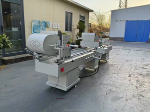 Máy cắt nghiêng hai đầu cho sản xuất cửa và cửa sổ polyvinyl clorua/uPVC - Product Image 2