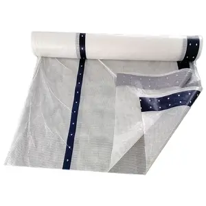 high quality reinforced scaffold sheeting with reinforced eyelet bands tarpaulin fabric used for construction scaffold