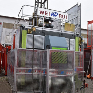 WEIRUI SC150/150 kerekan konstruksi konversi frekuensi kecepatan sedang kandang ganda - Product Image 5