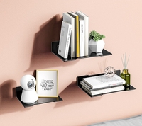Étagère de rangement murale multifonctionnelle pour accessoires TV et routeur Wifi Support de rangement pour la maison Support en métal durable