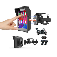 Pantalla Inteligente OEM ODM de 7 Pulgadas para Motocicleta con Carplay y Android Auto, Soporte de Liberación Rápida, Sistema Android 15, 4GB+64GB