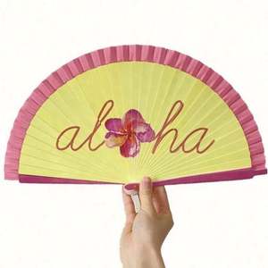 Abanico Plegable de Madera con Diseño Tradicional Chino, Abanico Personalizado con Impresión en Español - Product Image 3