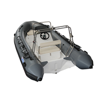 Bateau semi-rigide de 5,2 m directement de l'usine - Coque en fibre de verre avec options de tubes en PVC Hypalon - Bateau pneumatique rigide certifié CE