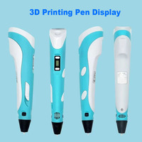 Pena 3D Otomatis untuk Anak-anak, Mainan Edukatif Kreatif DIY, Set Isi Ulang Tipe-C dengan Filamen PLA 36M, Hadiah untuk Anak-anak