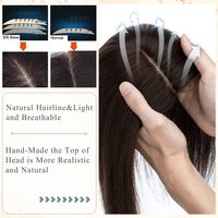 Peluca médica de entrega rápida, cutícula virgen alineada, base de seda de cabello humano, gorras de peluca Madical para mujeres