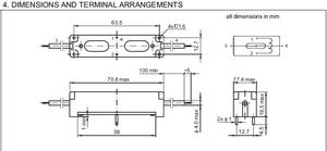 FRR-72H7500-1A24 çalışma 7500V 7.5kV 2A 50W yüksek gerilim HV PCB Reed röle 12V 24V kablo arıza ile oto araba için 10000V 10kV - Product Image 2