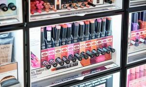 Présentoir de maquillage professionnel <span class=keywords><strong>NYX</strong></span> haute visibilité ONI Shopfitting avec éclairage LED, étanche, transparent, durable, facile à nettoyer, moderne - Product Image 5