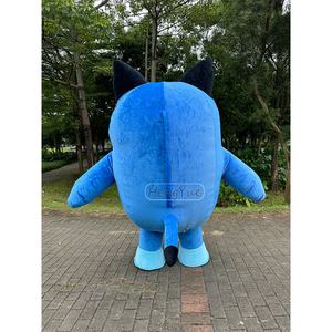 Disfraces de Mascota Inflables de Perros <span class=keywords><strong>Bluey</strong></span> de Venta Directa de Fábrica Hengyue para Publicidad, Ropa de Mascota de Perro Azul Bingo de Alta Calidad - Product Image 4