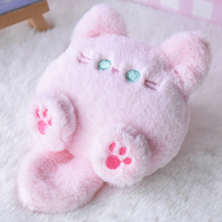 Jouet en peluche miniature mignon, jouet en peluche qui fait du bruit, jouet renard chat pour machine à griffes