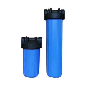 Único alojamento de filtro de água azul grande 20 'do cartucho x 4.5 do Jumbo do anel-O dobro