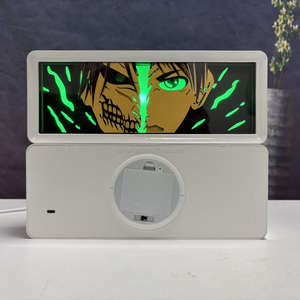 <span class=keywords><strong>Attaque</strong></span> <span class=keywords><strong>Titan</strong></span> Anime Papercut Home Decor LED Light Wall Art Peinture Artisanat en plastique avec éclairage lumineux Affiche <span class=keywords><strong>dans</strong></span> le cadre - Product Image 1