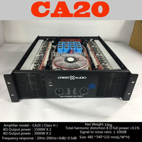 CA20 profesyonel güç amplifikatörü saf güç amplifikatörü 2 kanal (3U) KTV/sahne/ev eğlence KTV 8ohm 1500W * 2/4ohm 3000W * 2