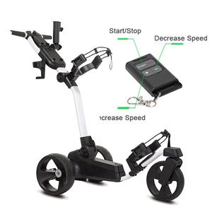 VIGOR 리튬 배터리가 장착된 접이식 원격 제어 전기 골프 트롤리 중국, 골프장용 36 홀 범위 및 8 km/h 속도 - Product Image 1