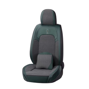 Housses de siège de voiture en cuir Housse de siège en lin de luxe Housses de siège pour automobiles - Product Image 6