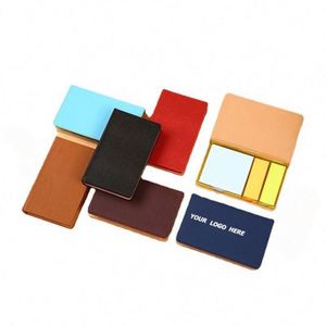 Custom Kraft Sticky Note Set Repositionable Adhesive <b>Memo</b> <b>Pads</b> for Office, School, Trade Shows and Gifts - Product Image 1