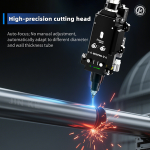 Mesin pemotong Laser, peralatan pemrosesan pipa <span class=keywords><strong>CNC</strong></span> otomatis 3D dengan Chuck Beveling Servo untuk pipa logam bersertifikasi CE - Product Image 3