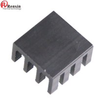 Heat Sink Kit Aluminium perak IP65 Heatsink printer pendingin Motor Stepper untuk pendingin VRM GPU Stepper Driver 3D 40x40x20mm 40mm