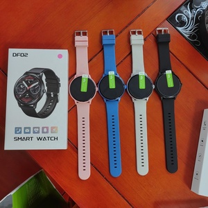 นาฬิกาสมาร์ทวอทช์ DF02 รุ่น Round สำหรับวิ่ง พร้อมเครื่องวัดอัตราการเต้นของหัวใจ หน้าจอสัมผัส ฟิตเนสแทรคเกอร์ รองรับ Android ชาร์จไร้สายได้ - Product Image 4