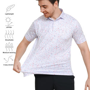 Camiseta de Golf Deportiva Sublimada de Alto Rendimiento con Diseño Personalizado, Absorbente de Humedad, de Secado Rápido, Ajustada, Tipo Polo para Hombre - Product Image 2