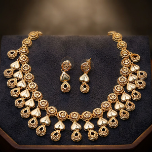 Collares de Moda al por Mayor, Joyería Chapada en Oro de 14K, 18K y 24K, Conjunto de Joyería Turca Tradicional, Joyería de Latón Chapada en Oro - Product Image 1