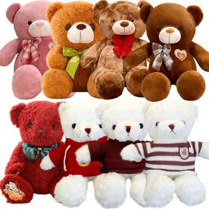 Oso de Peluche Decorativo para el Hogar, Juguete de Peluche Súper Suave Relleno de Nailon y Algodón PP, Animal de Peluche para Niños, Regalo de Cumpleaños - Product Image 1