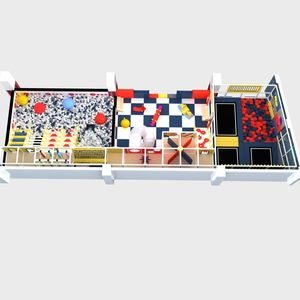 Parque Infantil Interior con Temática de Dibujos Animados, Centro de Juegos para Niños, Material PP, Castillo Inflable Moderno, Instalación de Parque de Diversiones - Product Image 5