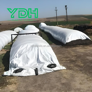 Bâche d'ensilage en moulage par soufflage résistante aux UV noire/blanche, super résistante, couverture de stockage <span class=keywords><strong>agricole</strong></span> pour les agriculteurs, matériau PE 100% vierge - Product Image 6