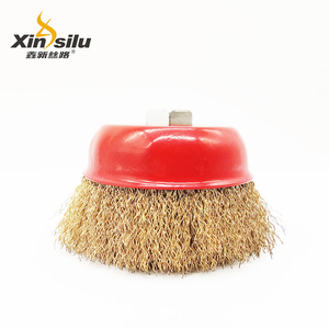 <span class=keywords><strong>Brosse</strong></span> à coupelles en <span class=keywords><strong>laiton</strong></span> crêpées, fils en acier revêtu, vente en gros, usine, - Product Image 5