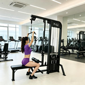 Heavy Weight Capacity Lat Pulldown Seated <b>Row</b> <b>Machine</b> Commercial Body Building Back Workout Fitness Equipment - Product Image 6
