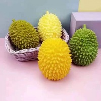 Jouet anti-stress Sharon en forme de durian, en bambou et silicone, pour la relaxation et la décompression, idéal pour les cadeaux de fête