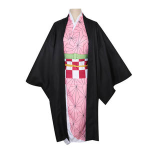 Cosplay disfraz Anime Kamado Nezuko <span class=keywords><strong>ropa</strong></span> uniforme conjunto Kamado Tanjirou reloj vestido fiesta disfraz - Product Image 4