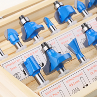 Fresadora Eléctrica Compacta para Madera con 15 Brocas, Herramienta de Corte para Bricolaje, 30000 RPM, 3 Años de Garantía