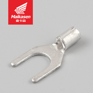 Voor Ul Gecertificeerd Snb 1.5-25mm2 22/16/14/12/10 // 8/6/4/2 Awg Koperdraadterminal Niet-Geïsoleerd/Naakt/Bloot Furcate/Vork/U/Y schop - Product Image 6