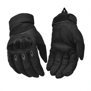 Gants tactiques flexibles sans latex en nylon avec bracelet réglable antidérapant, bouts des doigts texturés, gants de sécurité polyvalents - Product Image 1