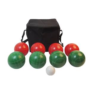 Ensemble de boules de <span class=keywords><strong>pétanque</strong></span> en résine de 72 mm, 8 pièces, couleurs mélangées, jeu en plein air, 720 g, sac en nylon - Product Image 1