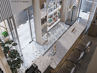 Étagères de pharmacie en bois personnalisables avec luminaires à LED pour les magasins médicaux et les pharmacies