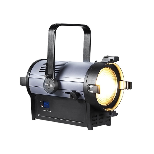 200W Cob Studio Stage Fresnel LED Par Light Dmx Spotlight with 2700-6400K Warm and Cold White for Studio and Stage Lighting