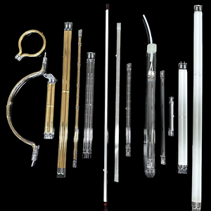 <span class=keywords><strong>Radiateur</strong></span> électrique à infrarouge soufflant pour bouteilles en PET Lampe de polymérisation de la peinture Réflecteur en or quartz IR Eléments chauffants émetteur - Product Image 5