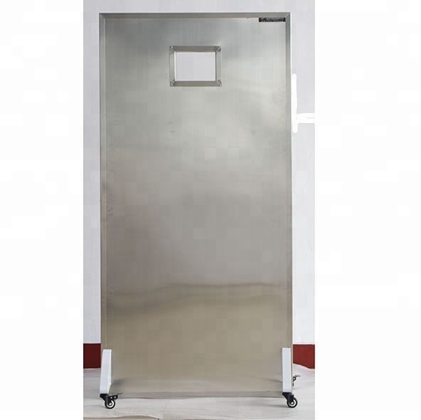 CT/ MRI Room Portable Mobile Medical Radiation X-ray Protective Barrier Lead Shield Barrier Move Lead Screen
