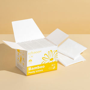 OEM ODM الحساسة النقي الأبيض للتحلل الجافة صديقة للبيئة منديل 100% الخيزران الفوط الصحية للتحلل بطانة بنطلون - Product Image 3