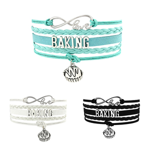 Cuoco cuoco cuoco dietista nutrizione BBQ Barbecue Baker campeggio amanti del tè <span class=keywords><strong>birra</strong></span> vino cioccolato caffè tossicodipendente braccialetto - Product Image 2