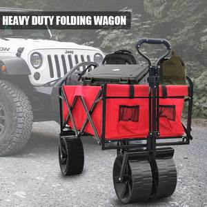 รถเข็นสำหรับเด็กแบบพับเก็บได้รถเข็นสำหรับตั้งแคมป์น้ำหนักเบากลางแจ้งพับได้ - Product Image 6