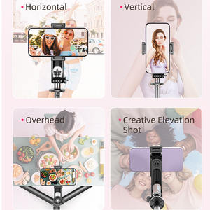 TT02 Selfie Stick 1750mm Stable Automatique <span class=keywords><strong>Pop</strong></span> Open Trépied Télécommande Sans Fil Selfie Stick 360 Rotation - Product Image 4