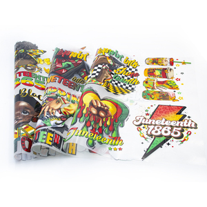 Transferts thermiques personnalisés <span class=keywords><strong>Histoire</strong></span> du Juneteenth 1865 Transfert vinyle Sérigraphie thermique pour t-shirts - Product Image 4