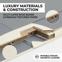 Emballage de bijoux rigide personnalisé haut de gamme, solution unique pour boîte cadeau